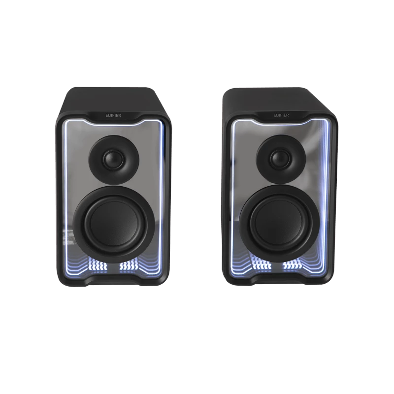 Edifier QR30 Desktoplautsprecher zwart Bluetooth RGB retail - luidspreker (QR30-BK)