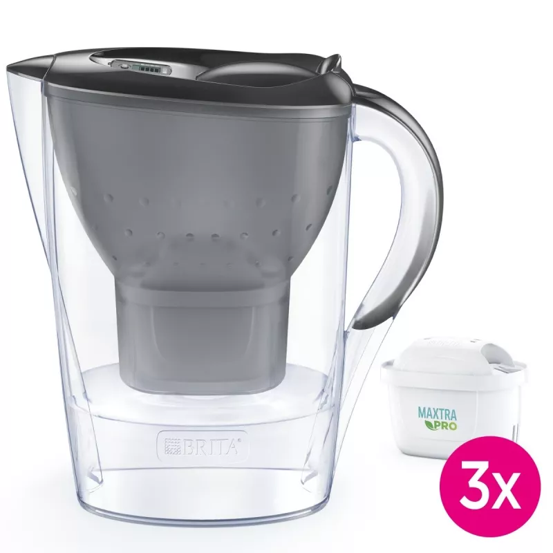 Brita Marella + 3 MAXTRA PRO Pure Performance 2,4 l blauw