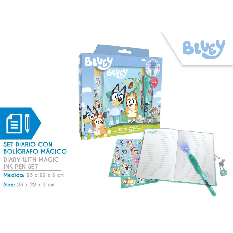 Dagboek met magische pen Bluey