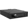ICY DOCK - ToughArmor EX - MB491V5K-B - 2,5 U.2/U.3 NVMe SSD PCIe 5.0 drive-behuizing voor externe 3,5-inch bay met slot en kartelschroefontwerp