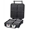 Wafelijzer Ravanson GR-7030 — 4 wafels, 1100 W, antiaanbakplaten, instelbare thermostaat, koelblijvende greep