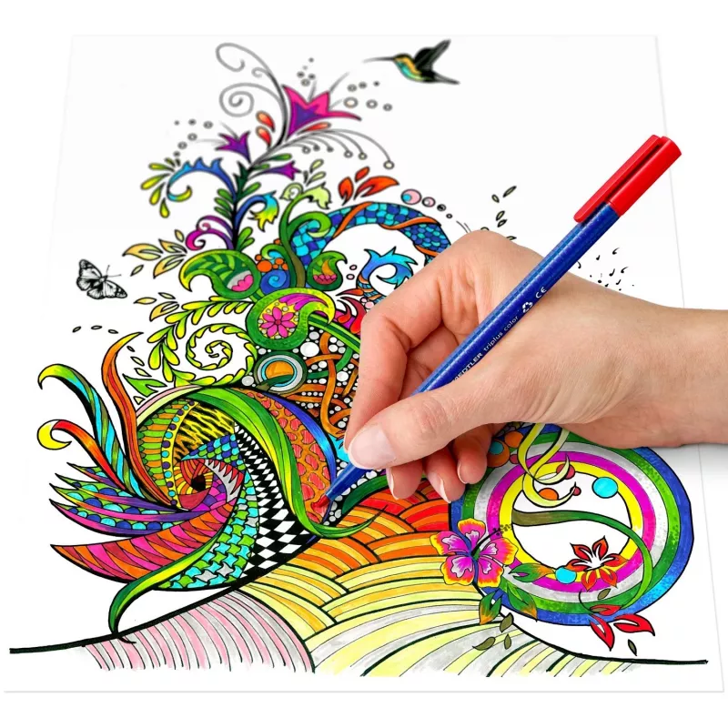 Fineliner Staedtler 323 C20 Meerkleurig