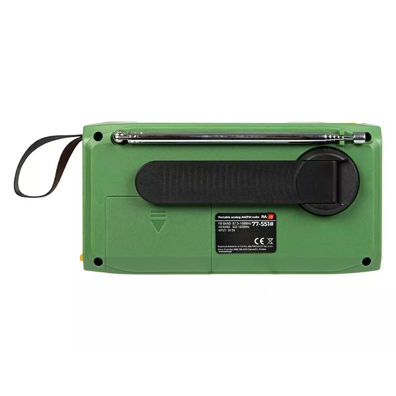Draagbare AM/FM-zonneradio BLOW RA13 77-551# – licht, batterijloos zonne-opladen