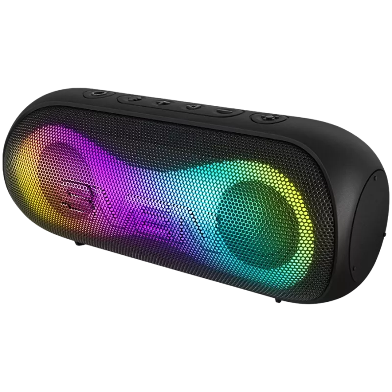 Luidspreker SVEN PS-165, zwart (16 W, TWS, Bluetooth, microSD, 3000 mAh)