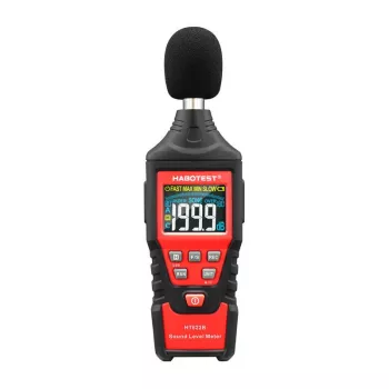 Digitale decibelmeter Habotest HT622B — geluidsniveaumeter met A/C-weging, USB-interface