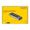 DeLOCK externe 5 Gbps USB-hub met 10 poorten + schakelaar