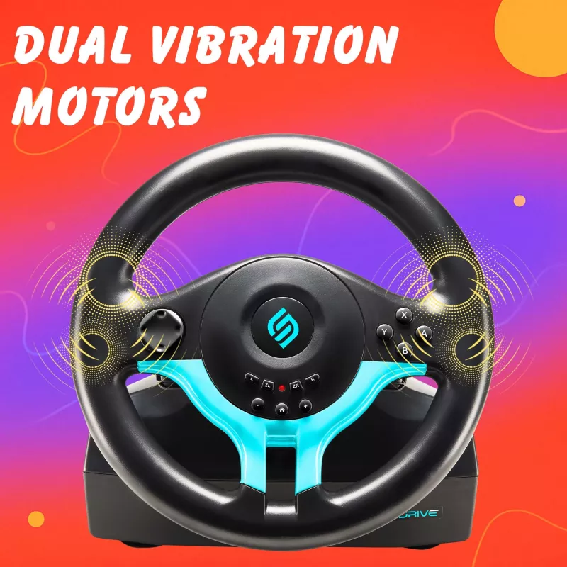 Subsonic Superdrive SV 250-S stuurwiel Blue Edition