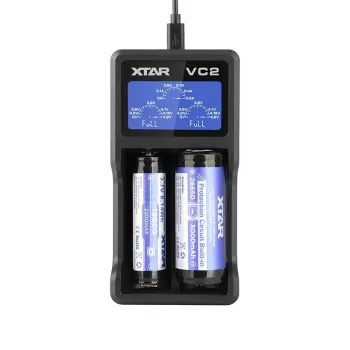 XTAR VC2 huishoudbatterij-USB-lader