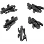 Kabelclip Omnitronic MK2 zwart — 5-pack voor het bevestigen van audio- en stroomkabels