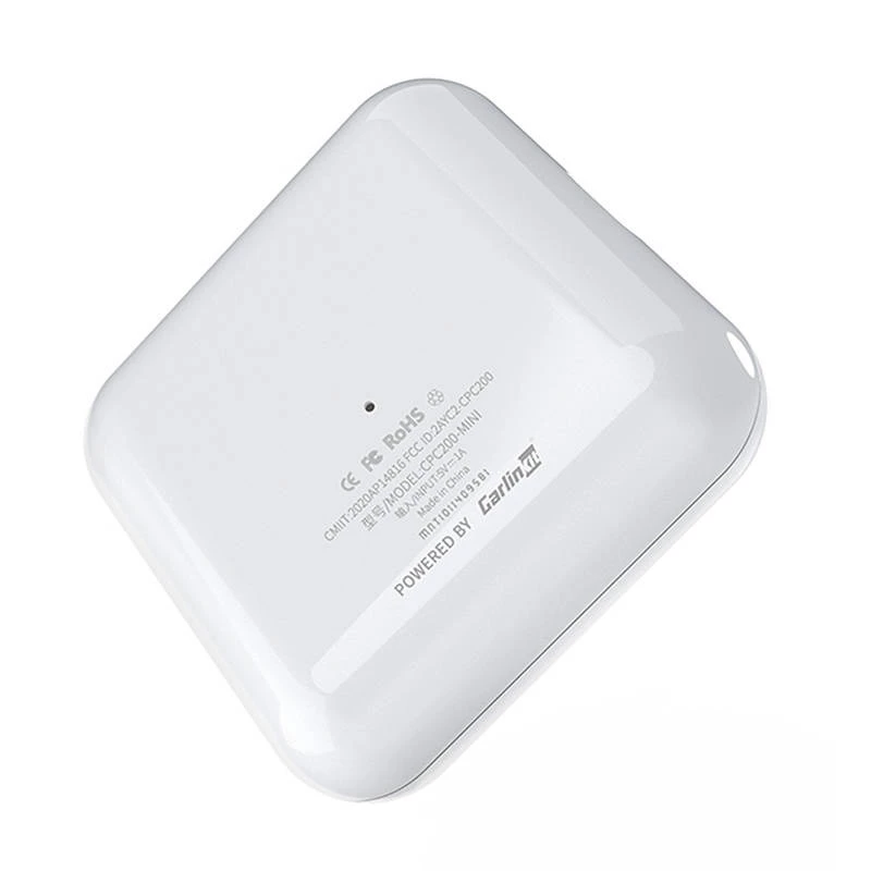 Draadloze adapter Carlinkit CPC200-U2W MINI Apple CarPlay wit – draadloze CarPlay-adapter