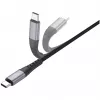 USB-kabel 4smarts 541454 1,5 m USB-C zwart