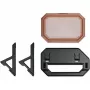 Chassis-standkit voor The Tower 600 Mocha Mousse (zwart/mokka, voor horizontale plaatsing)