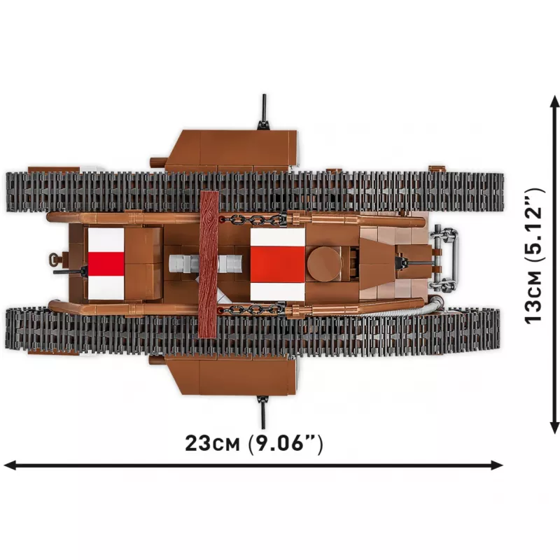 Bouwset Cobi Building Blocks Mark V Male NO 9199 — 844 onderdelen