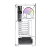 Computerbehuizing Darkflash DS900 (wit) + 7 ARGB-ventilatoren