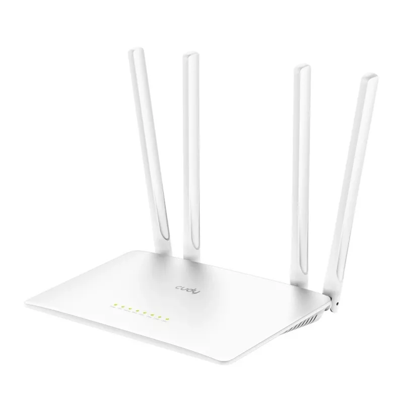 Tafelrouter Cudy WR1200 dualband Wi‑Fi 5 (802.11ac) 867 Mbit/s, 4x RJ‑45 LAN, wit