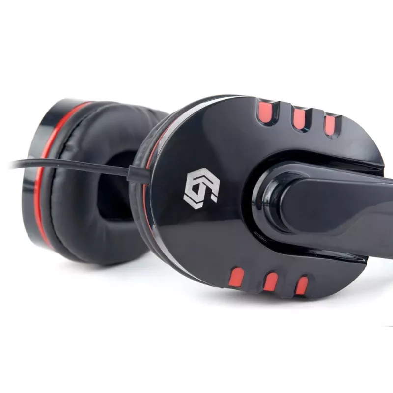 Gembird GHS-402 hoofdtelefoon/headset bekabeld hoofdband gaming zwart