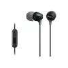 Sony MDR-EX15AP, bedraad, 8 - 22000 Hz, gesprekken/muziek, 3 g, headset, zwart
