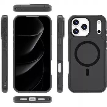 Hoesje 4smarts Defend iPhone 17 Pro Max zwart 17,5 cm