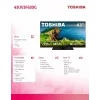 TV LED 43UV3F63DG 43 inch led-display 4K-resolutie