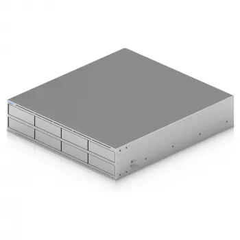 Ubiquiti UniFi UNAS Pro 8 netwerkopslag, 2HE, rackmontage, 10 Gbit/s, 8x HDD / 2x M.2-sleuven UniFi-integraties (UNAS-PRO-8)