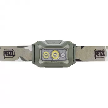 Hoofdlamp PETZL Aria 2 rgb-desert – oplaadbaar 200 lumen