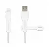 DeLOCK stofkap voor USB Type-A-stekker en Apple Lightning-stekker, set 2 stuks wit