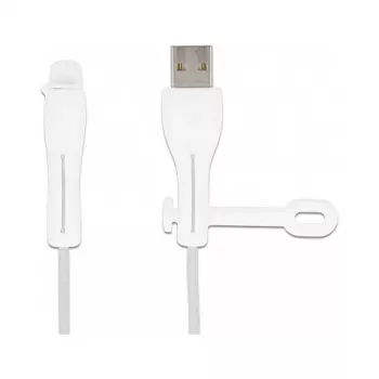 DeLOCK stofkap voor USB Type-A-stekker en Apple Lightning-stekker, set 2 stuks wit