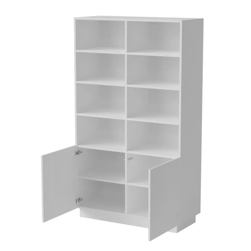 Opbergkast Cama Meble LIVERTI boekenkast 100×420×1705 mm wit