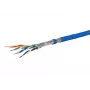 Netwerkkabel Metz Connect 1308427B34145 Cat7a S/FTP blauw 100m