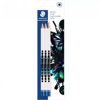 Staedtler HB Potlood 3-pack, model 130HBBK3E1 — HB-hardheid, 3-delige set