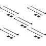 Kabelbinderhouder DeLOCK 18680 zwart nylon 10 stuks