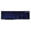 Toetsenbord muis inclusief Rebeltec SHERMAN gaming USB QZERTY Engels zwart