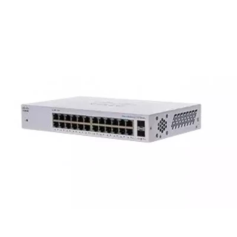 CBS110 unmanaged 24-poorts GE, 2x1G SFP shared