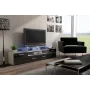 Cama TV-standaard EVORA 200 wit/zwart glanzend