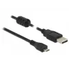 USB-kabel DeLOCK 84902 USB 2.0 1,5 m USB A Micro-USB B zwart