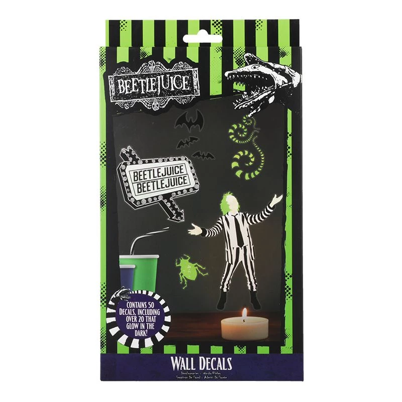 Muursticker Paladone Beetlejuice design PP13439BJ – decoratieve muurstickerset