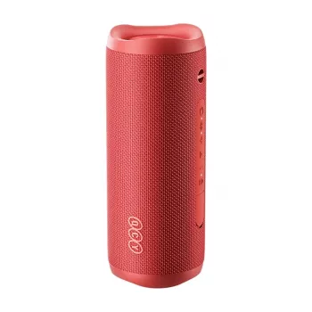 Draagbare draadloze luidspreker QCY SP7 rood — Bluetooth 5.0, compact draagbaar ontwerp