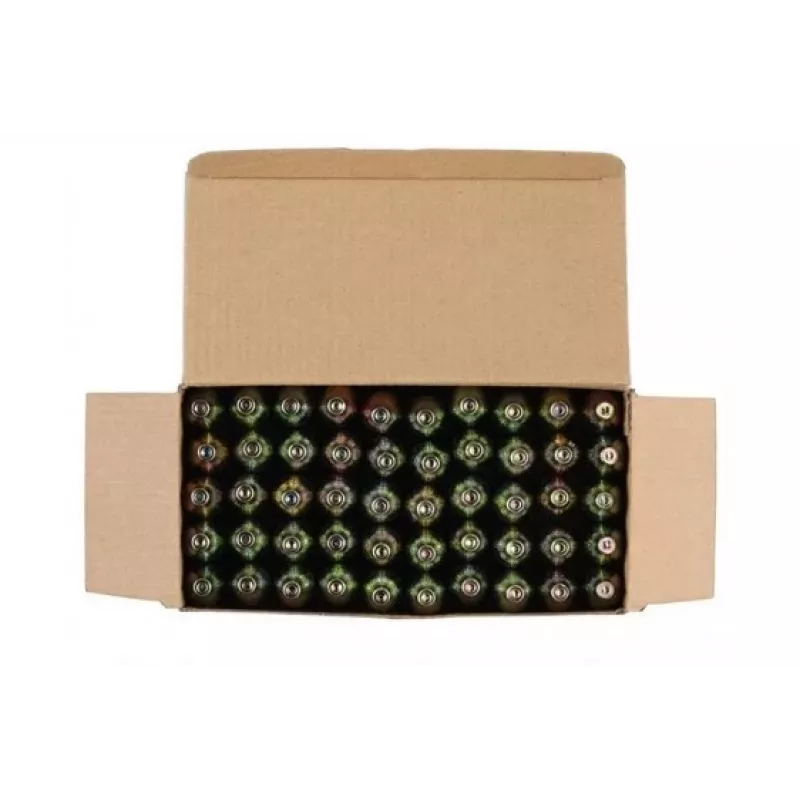 CO2-cartridges RazorGun 12 g — 50 stuks, drukgas, zilver