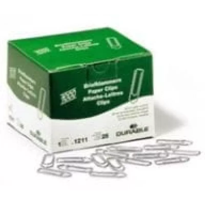 Paperclip Durable 121125 metallic 1000 stuks