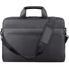 Laptoptas DEFENDER FIRM 26123 voor 15,6 inch laptops, polyurethaan, zwart, toploader, afneembare schouderriem