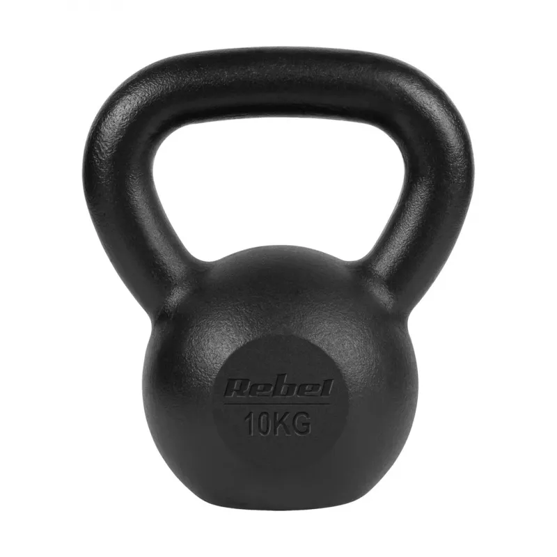 Kettlebell Rebel Active 10 kg ijzer RBA-2323-10 – gietijzeren kettlebell voor krachttraining
