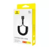 Baseus Fish-Eye USB-C-naar-USB-C-snellaadkabel 1 m 100 W zwart