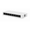Unmanaged switch GEMBIRD NSW-G8-01 – 8× Gigabit Ethernet (10/100/1000), wit, DC 5V