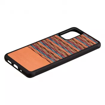 Telefoonhoesje man and wood voor Samsung Galaxy S20+ — bruin geruit met zwarte rand