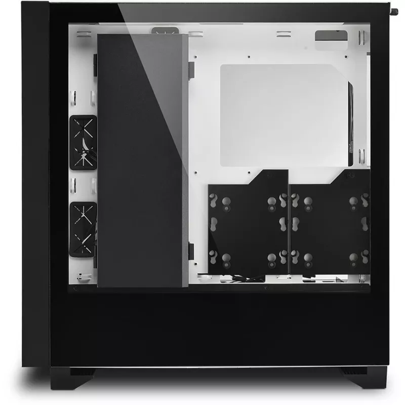 Sharkoon ELITE SHARK CA300H - tower - pc - wit - ATX - EATX - micro ATX - Mini-ITX - metaal - gehard glas - gaming