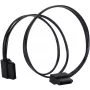 SATA-kabel Silverstone CP11 0,3 m zwart