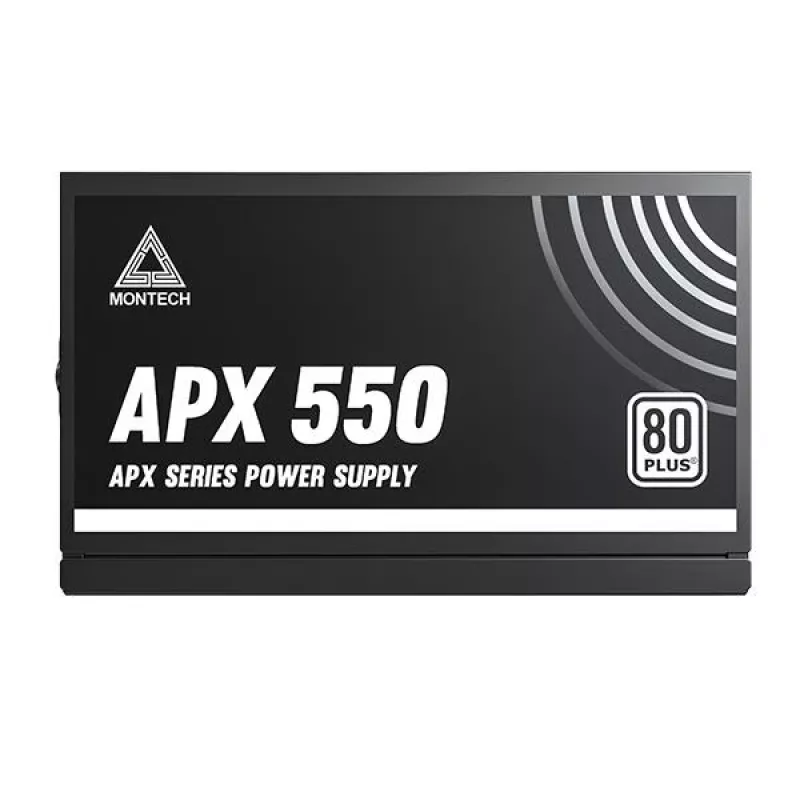Montech APX550 voeding 550 W 20+4 pin ATX ATX zwart
