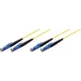 Tecline 39980002 glasvezelkabel 2 m 2x E-2000 OS2 geel (39980002)