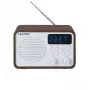 Draagbare radio met Bluetooth en USB BLAUPUNKT PP7BT, kleur: bruin hout/wit
