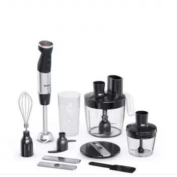 Tefal Quickchef+ HB67G830 staafmixer 0,8 l staafmixer 1000 W zwart, roestvrij staal